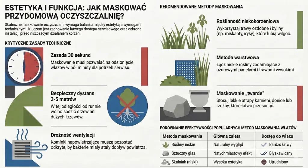 Jak ukryć przydomową oczyszczalnię ścieków